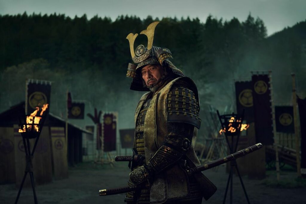 Hiroyuki Sanada berperan sebagai Yoshii Toranaga dalam serial "Shogun"